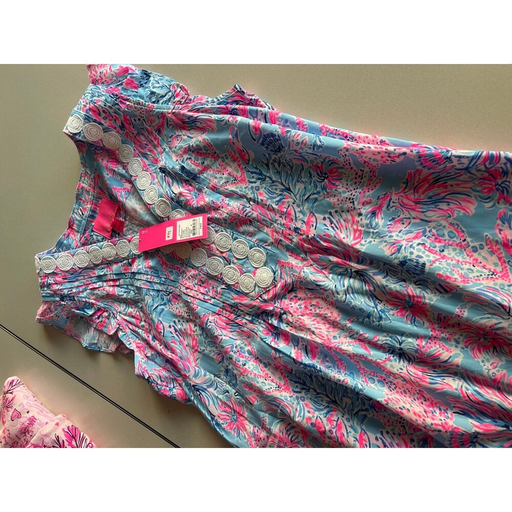 NWT Lilly Pulitzer Joan Tunic Dress Celestial Blue Medium - Picture 5 of 6